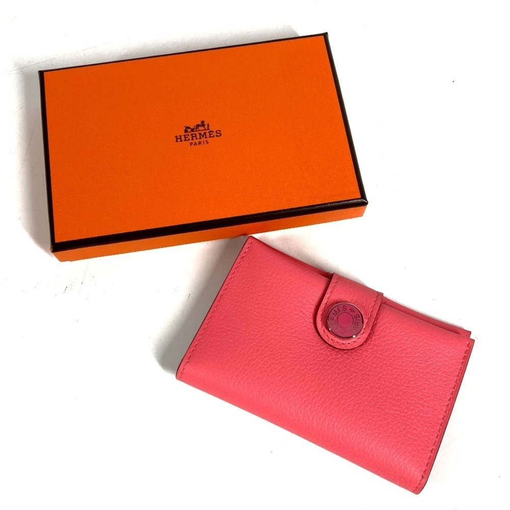 HERMES RMS R.M.S Business Card Holder Leather Goods Pass Case Bi-fold Holder/... - Picture 12 of 12